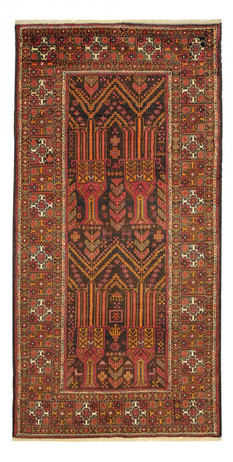 Belutsch Teppich 211x102cm - Orientteppich