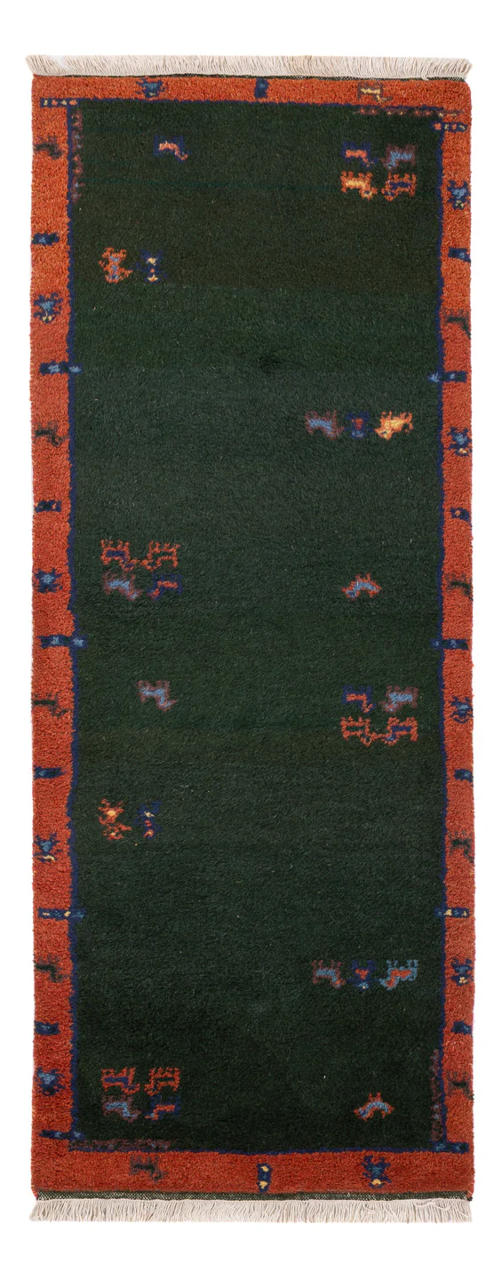 Gabbeh Teppich Indus 200x75cm - Wollteppich