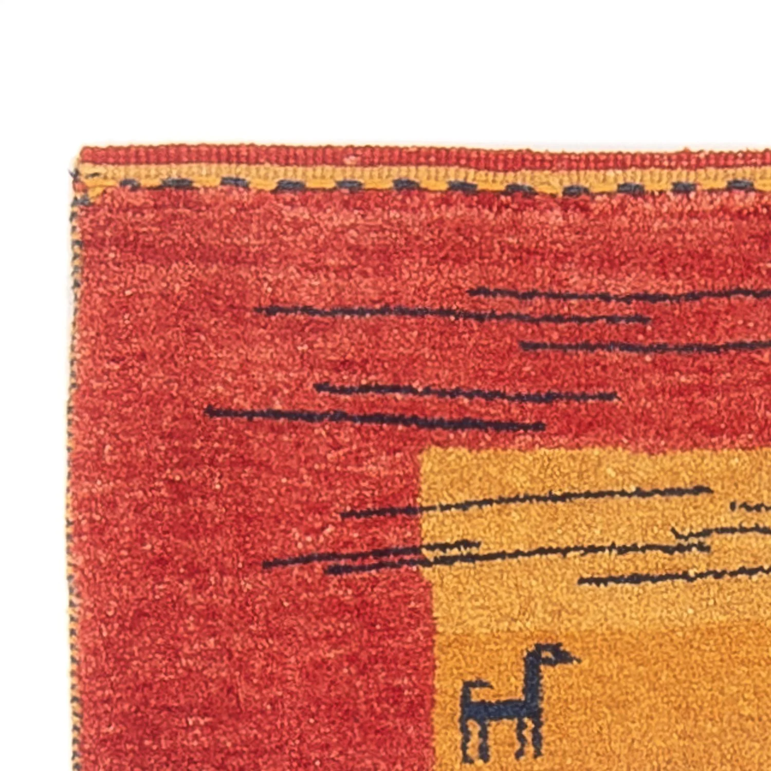 Gabbeh Persisch Teppich 177x75cm - Perserteppich Wollteppich - Image 3