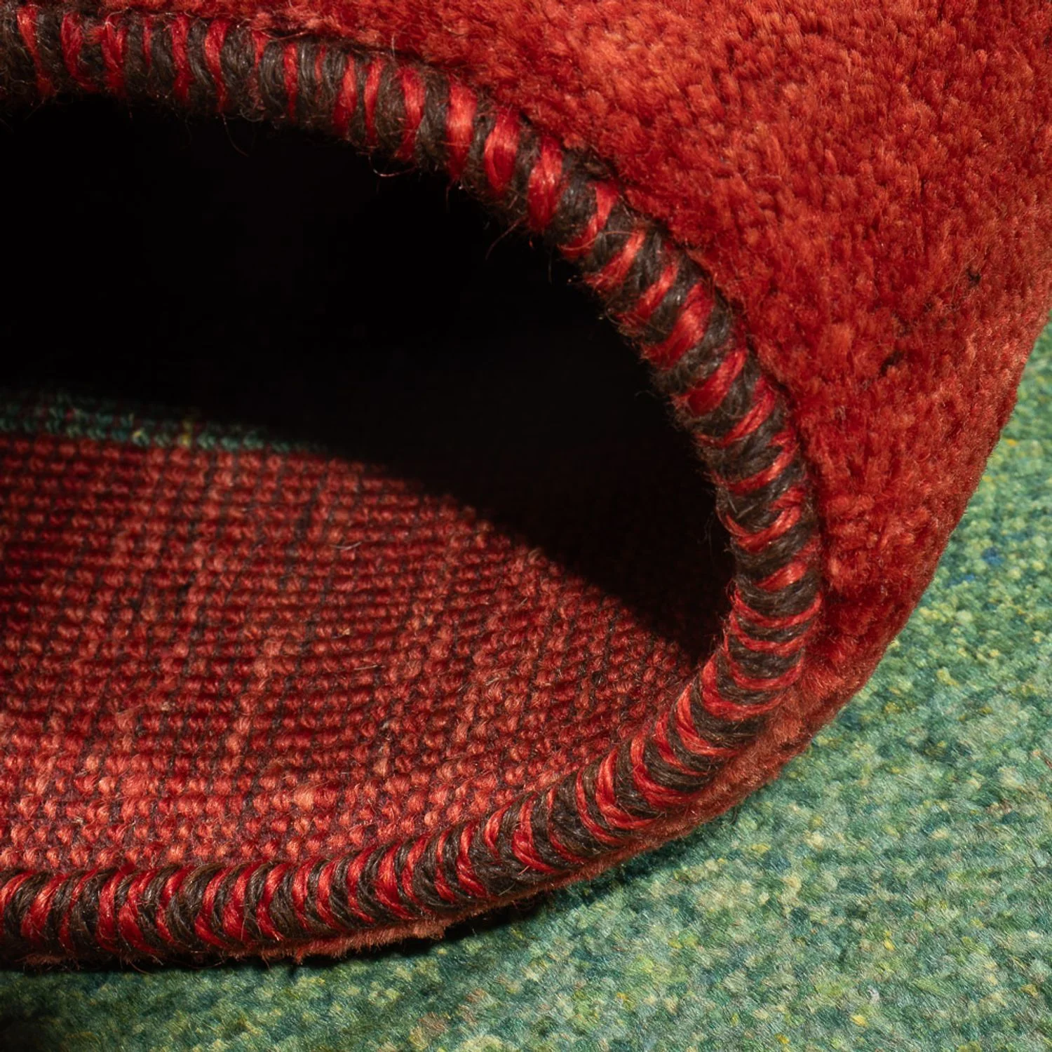 Gabbeh Persisch Teppich 183x77cm - Perserteppich Wollteppich - Image 4