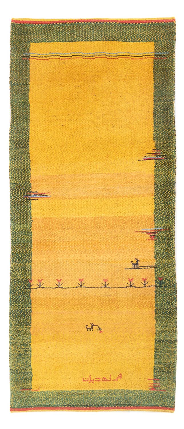 Gabbeh Persisch Teppich 196x83cm - Perserteppich Wollteppich