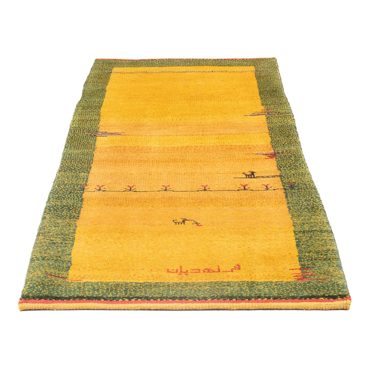 Gabbeh Persisch Teppich 196x83cm - Perserteppich Wollteppich - Image 5