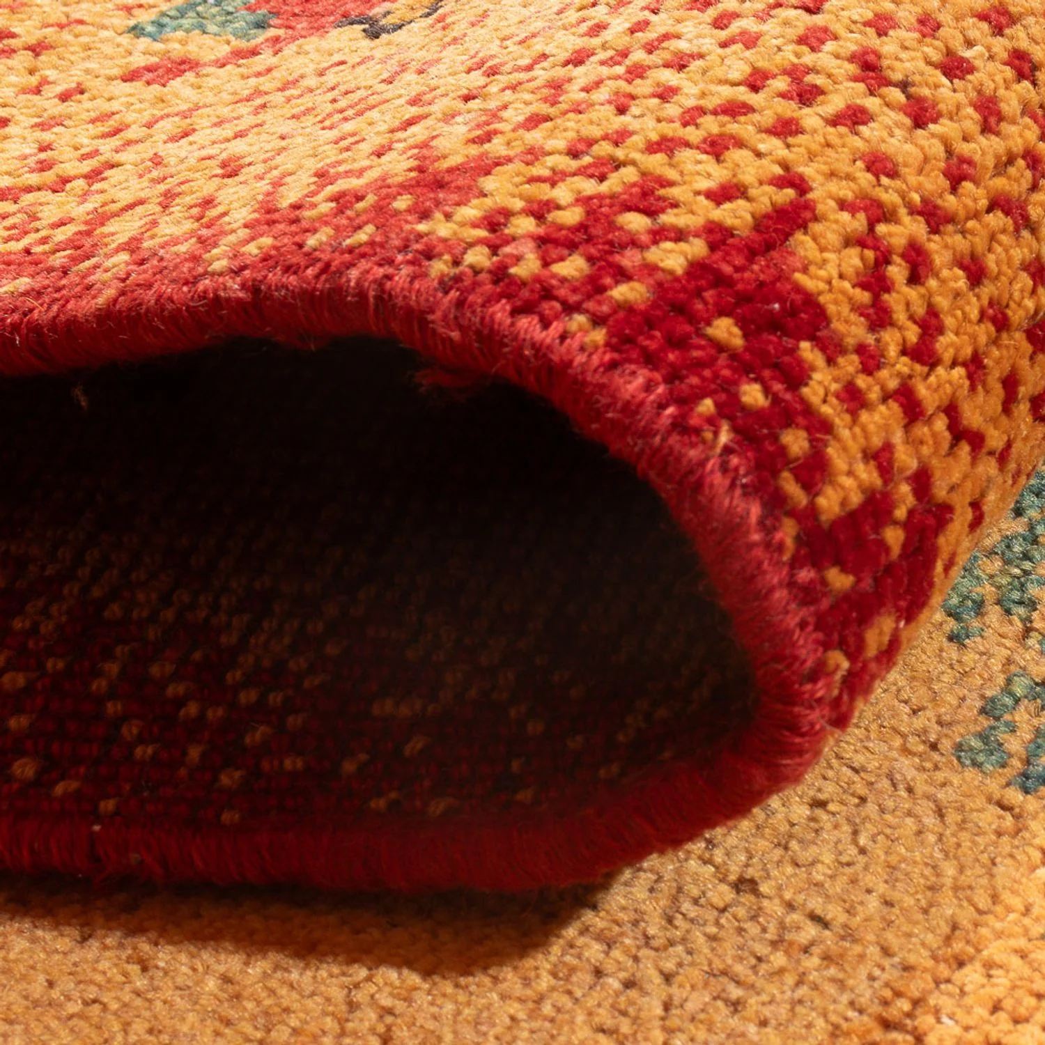 Gabbeh Persisch Teppich 202x68cm - Perserteppich Wollteppich - Image 4