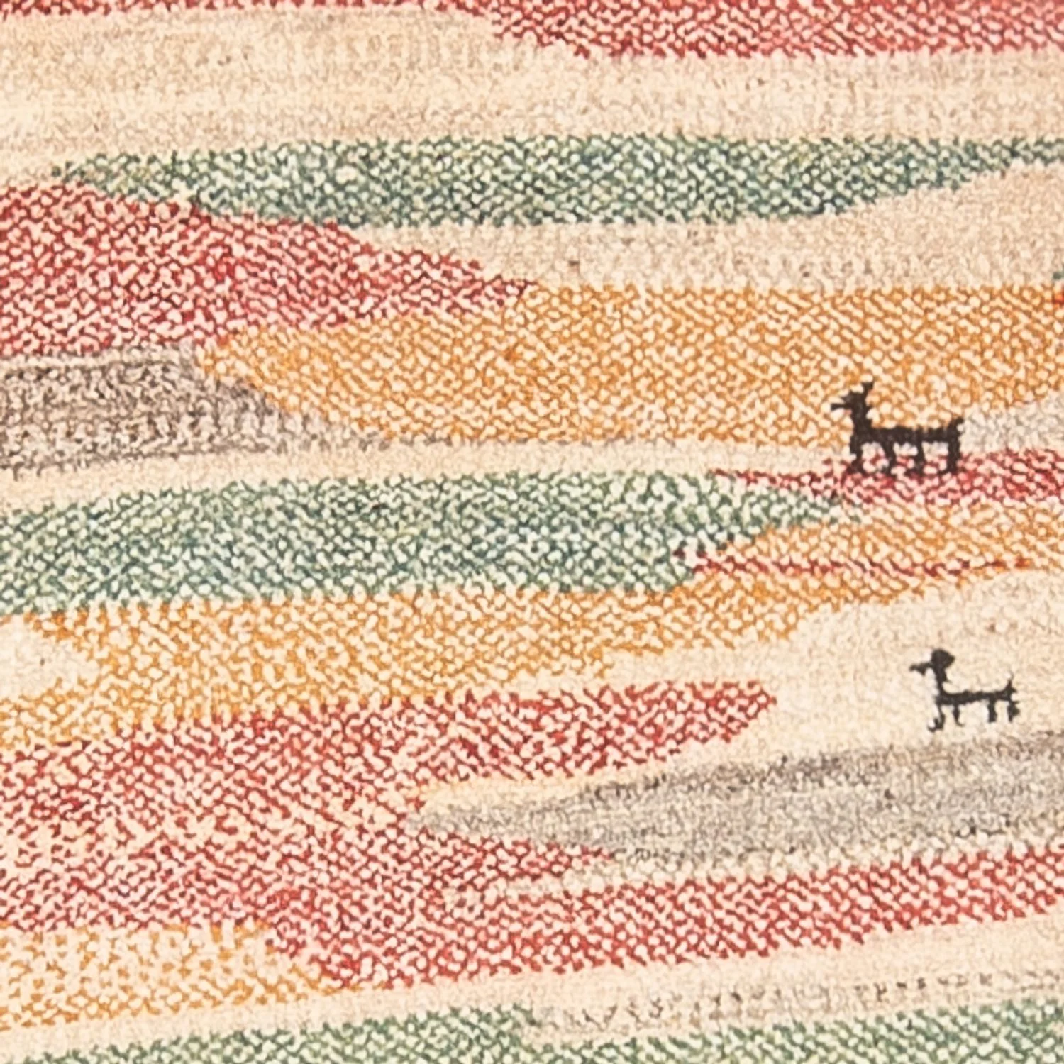 Gabbeh Persisch Teppich 205x78cm - Perserteppich Wollteppich - Image 2