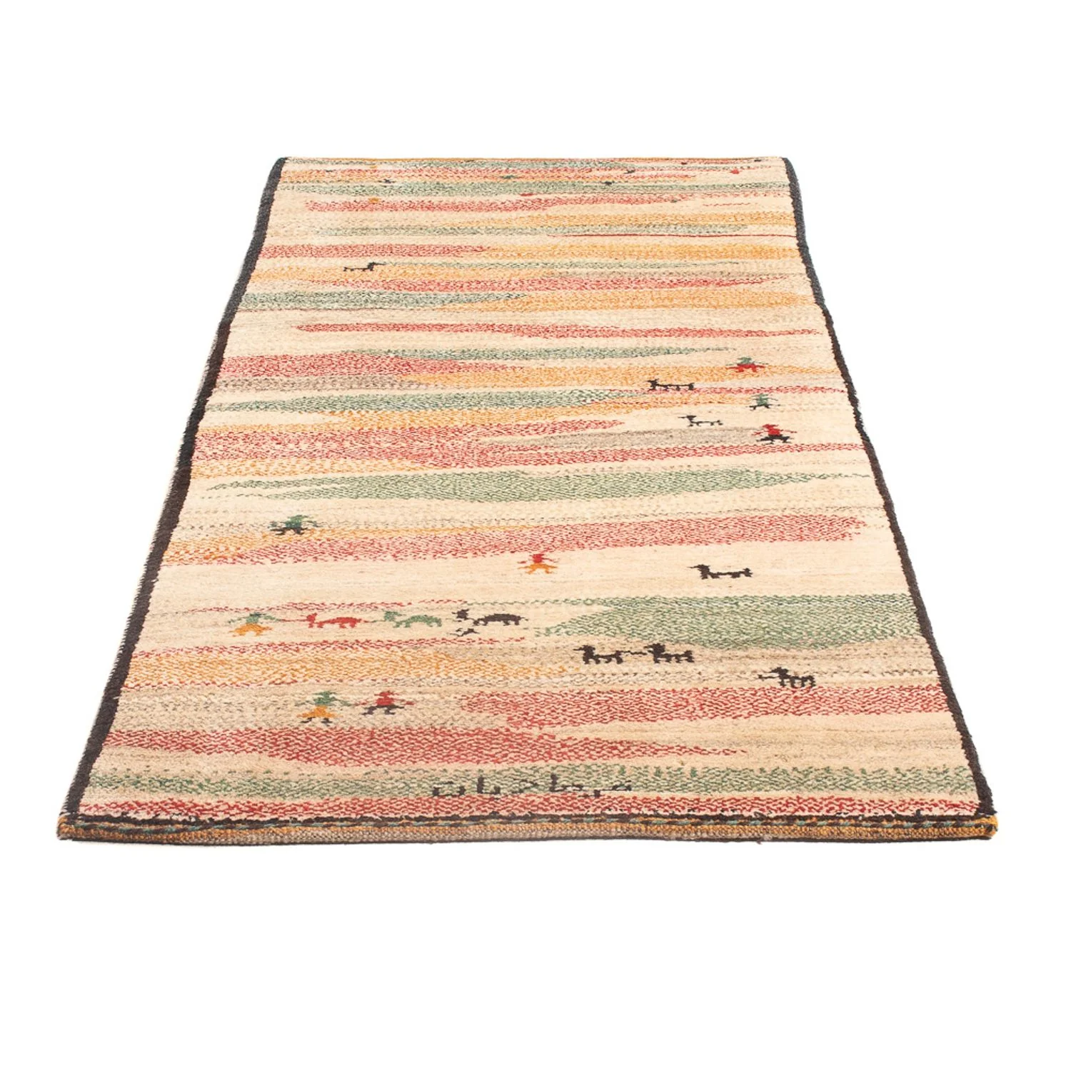 Gabbeh Persisch Teppich 205x78cm - Perserteppich Wollteppich - Image 5