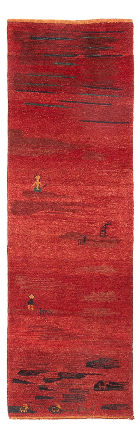 Gabbeh Persisch Teppich 236x73cm - Perserteppich Wollteppich