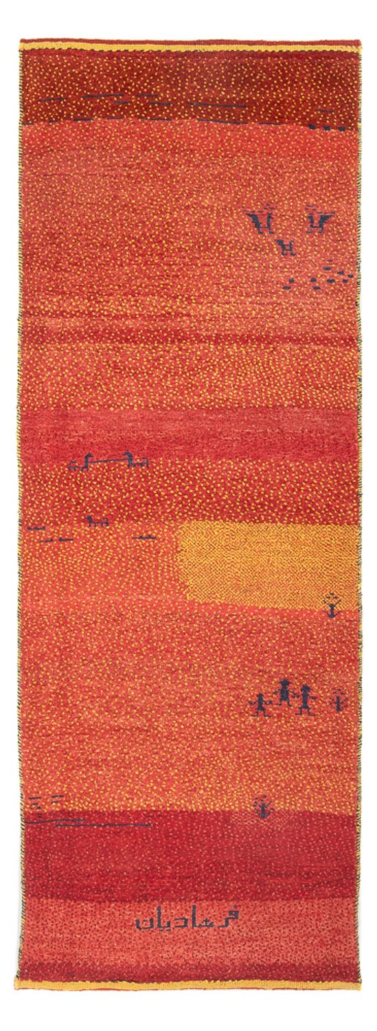 Gabbeh Persisch Teppich 237x84cm - Perserteppich Wollteppich