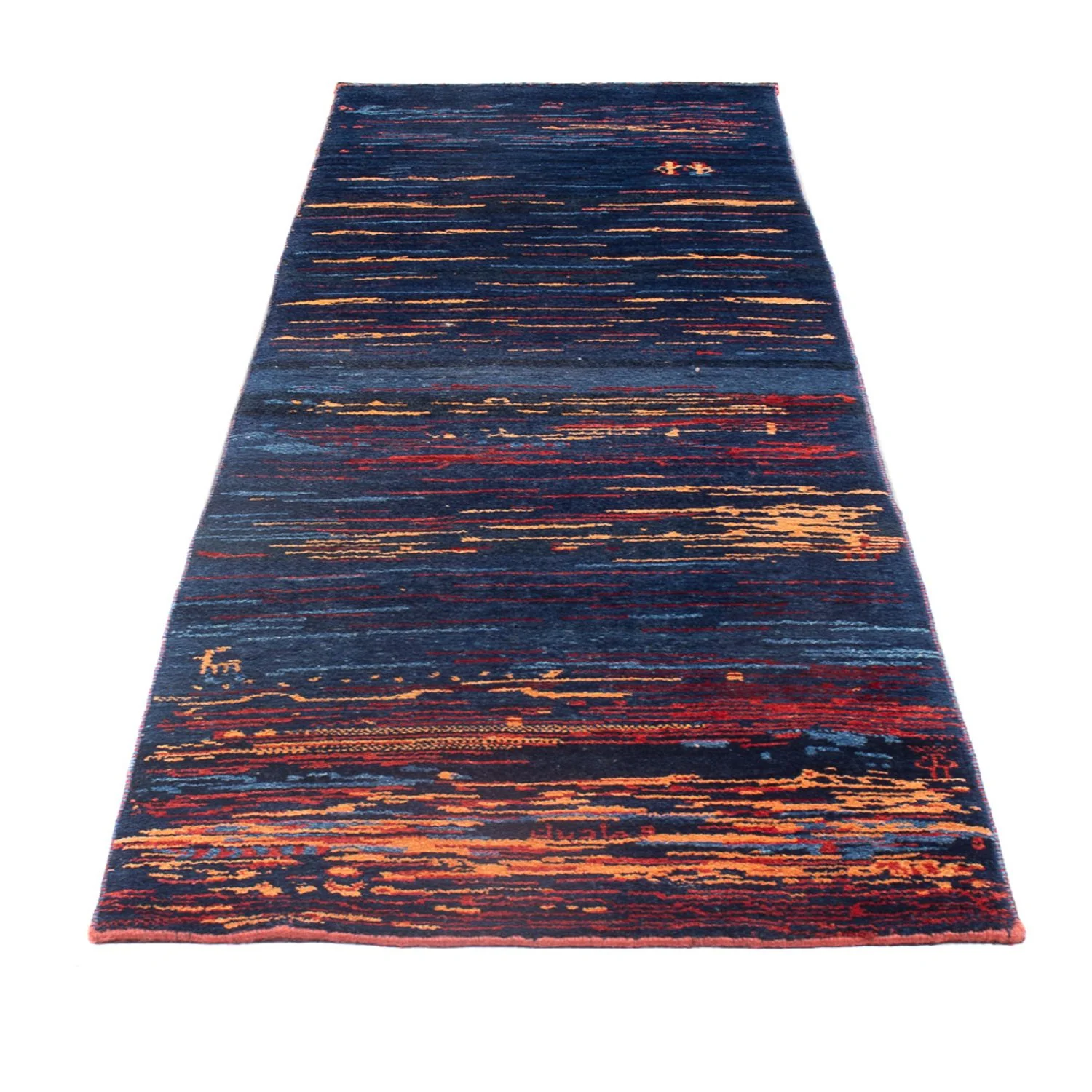 Gabbeh Persisch Teppich 279x80cm - Perserteppich Wollteppich - Image 5