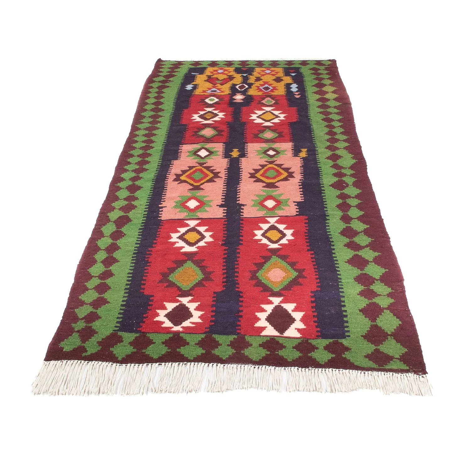 LĂ€ufer Kelim - Old - 275 x 110 cm - mehrfarbig - Image 5