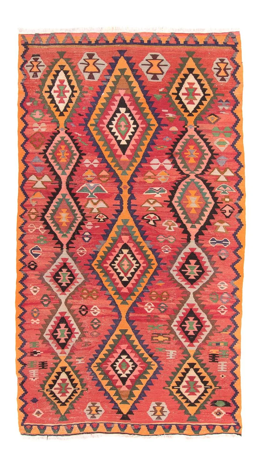 LĂ€ufer Kelim - Old - 310 x 165 cm - mehrfarbig