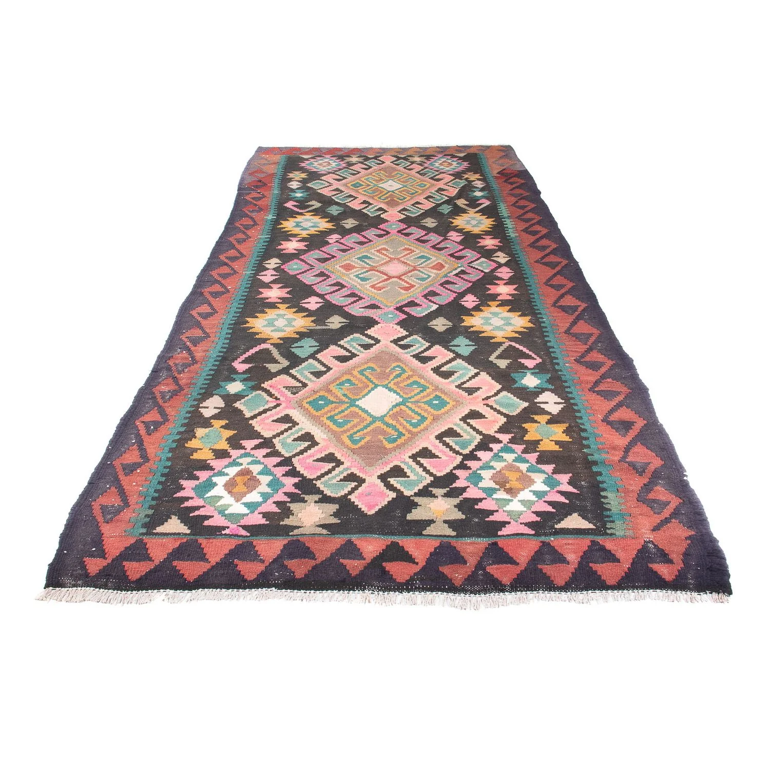 LĂ€ufer Kelim - Old - 347 x 150 cm - mehrfarbig - Image 5