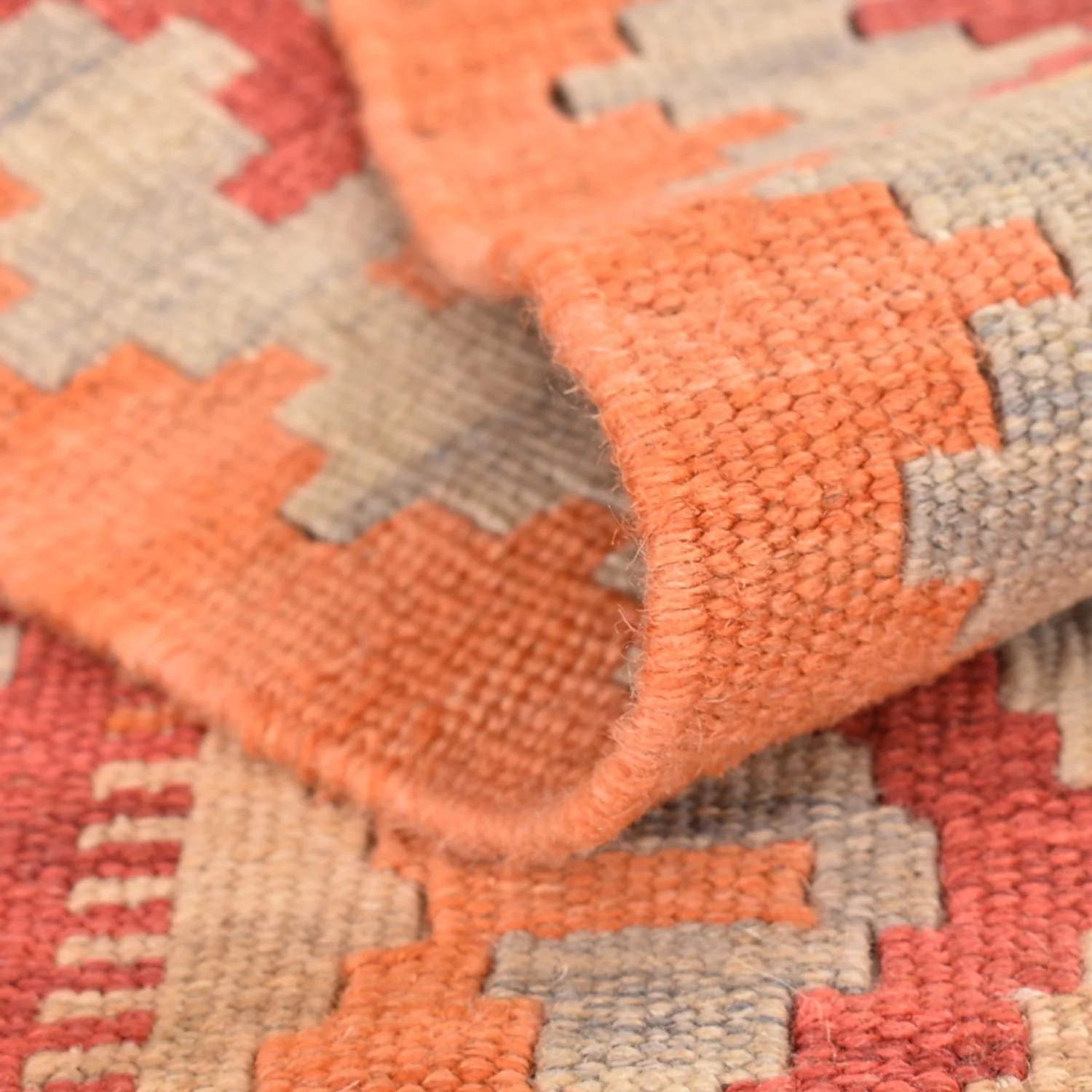 Kelim Fars Teppich 194x65cm - Image 4
