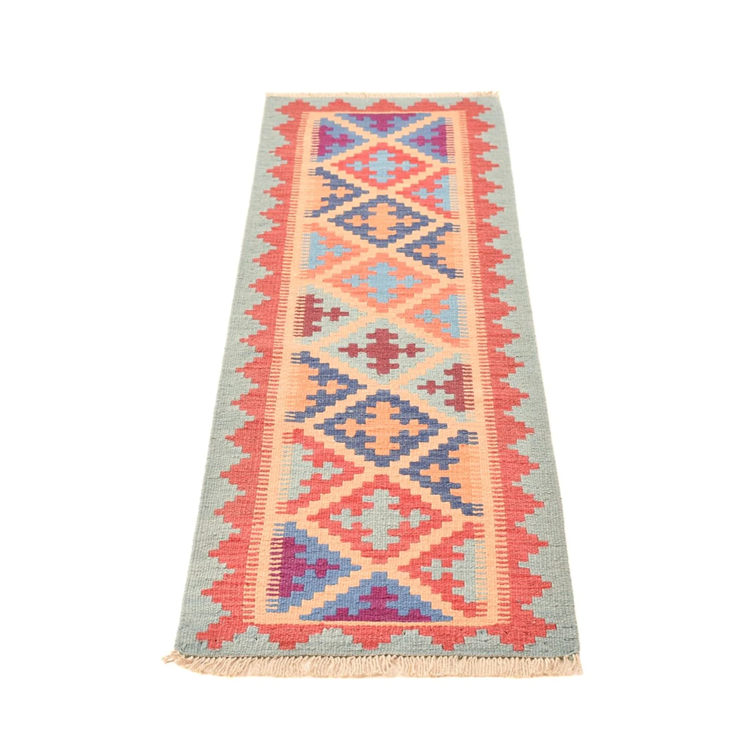 LĂ€ufer Kelim - Oriental - 196 x 58 cm - mehrfarbig - Image 5