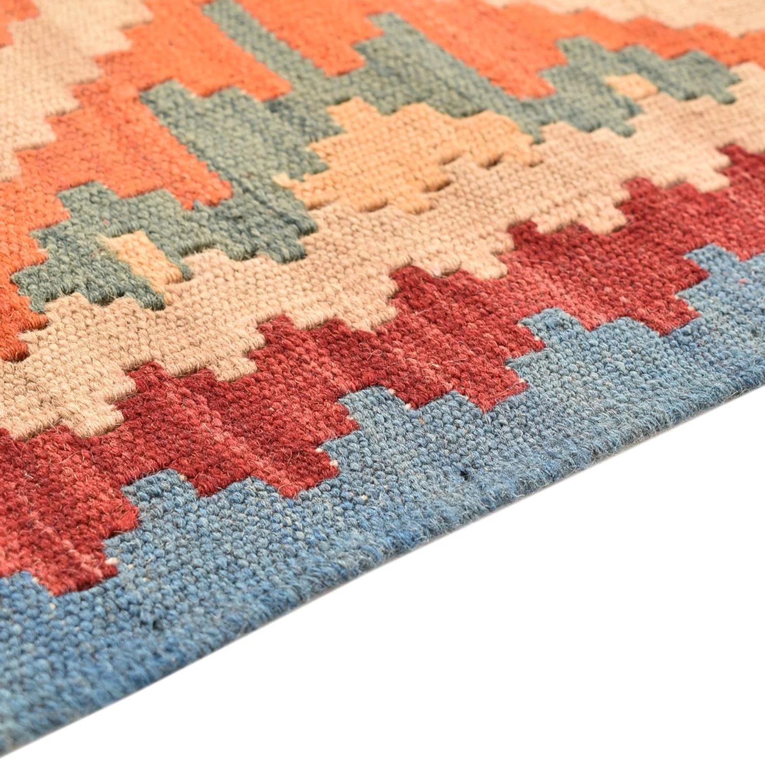 Läufer Kelim - Oriental - 200 x 63 cm - mehrfarbig - Image 3