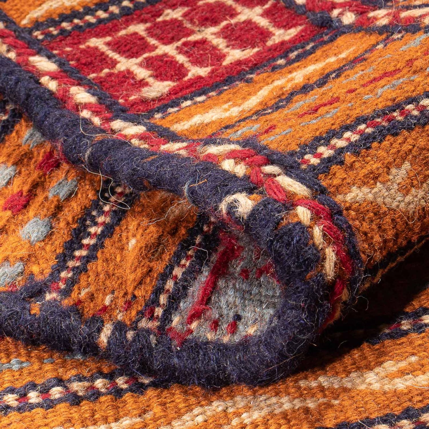 Kelim Senneh Teppich 200x70cm - Image 4