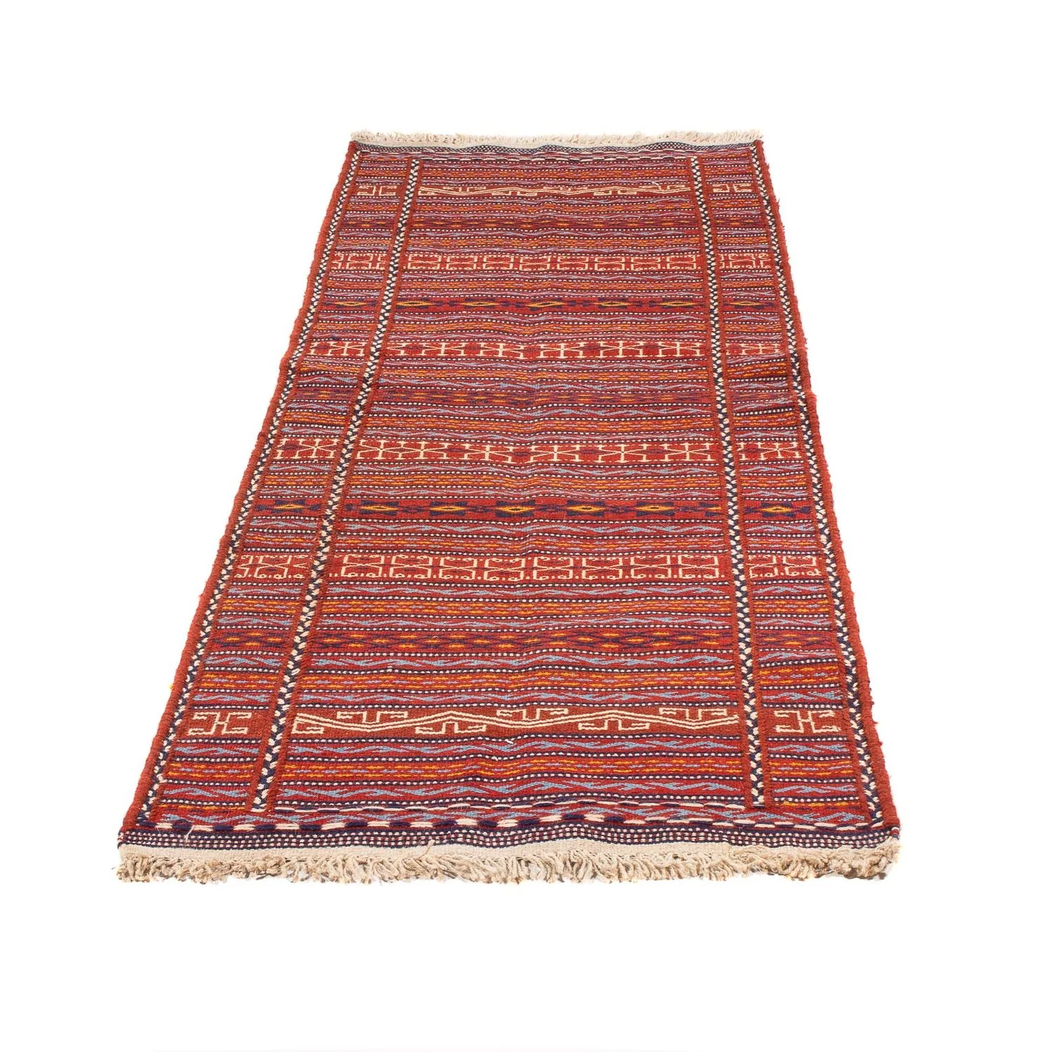 Läufer Kelim - Oriental - 200 x 70 cm - mehrfarbig - Image 5