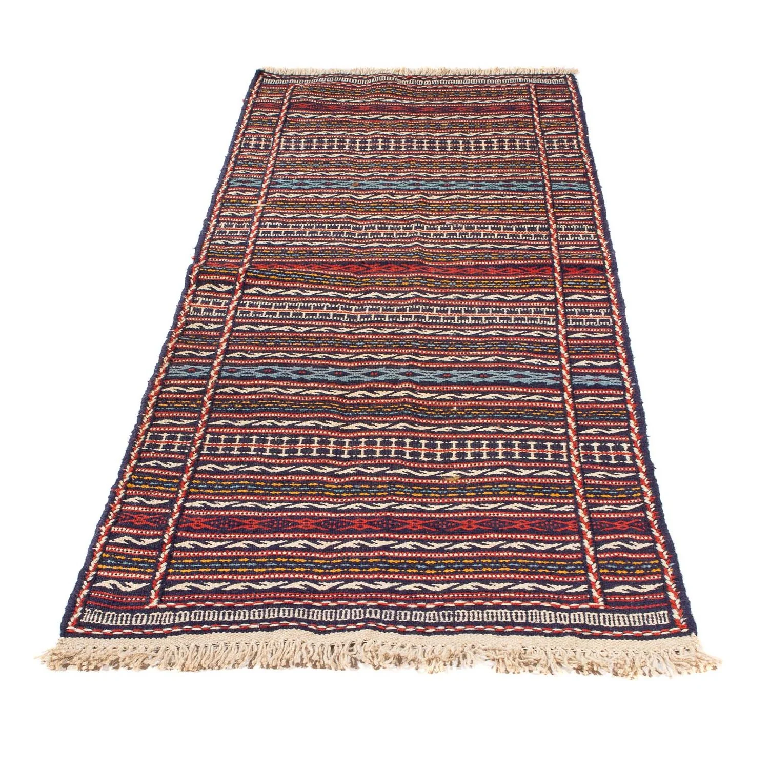 Läufer Kelim - Oriental - 200 x 70 cm - mehrfarbig - Image 5