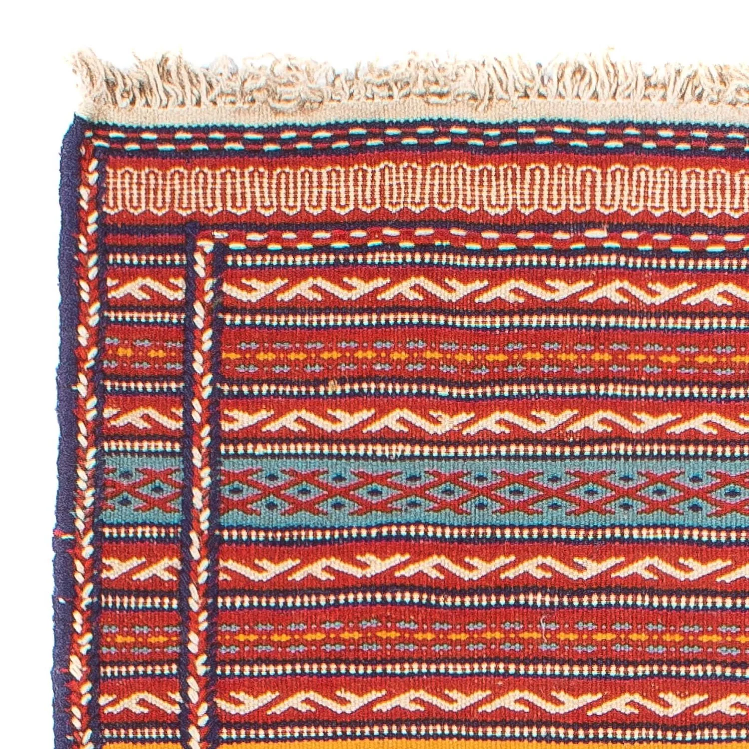 Kelim Senneh Teppich 200x70cm - Image 3