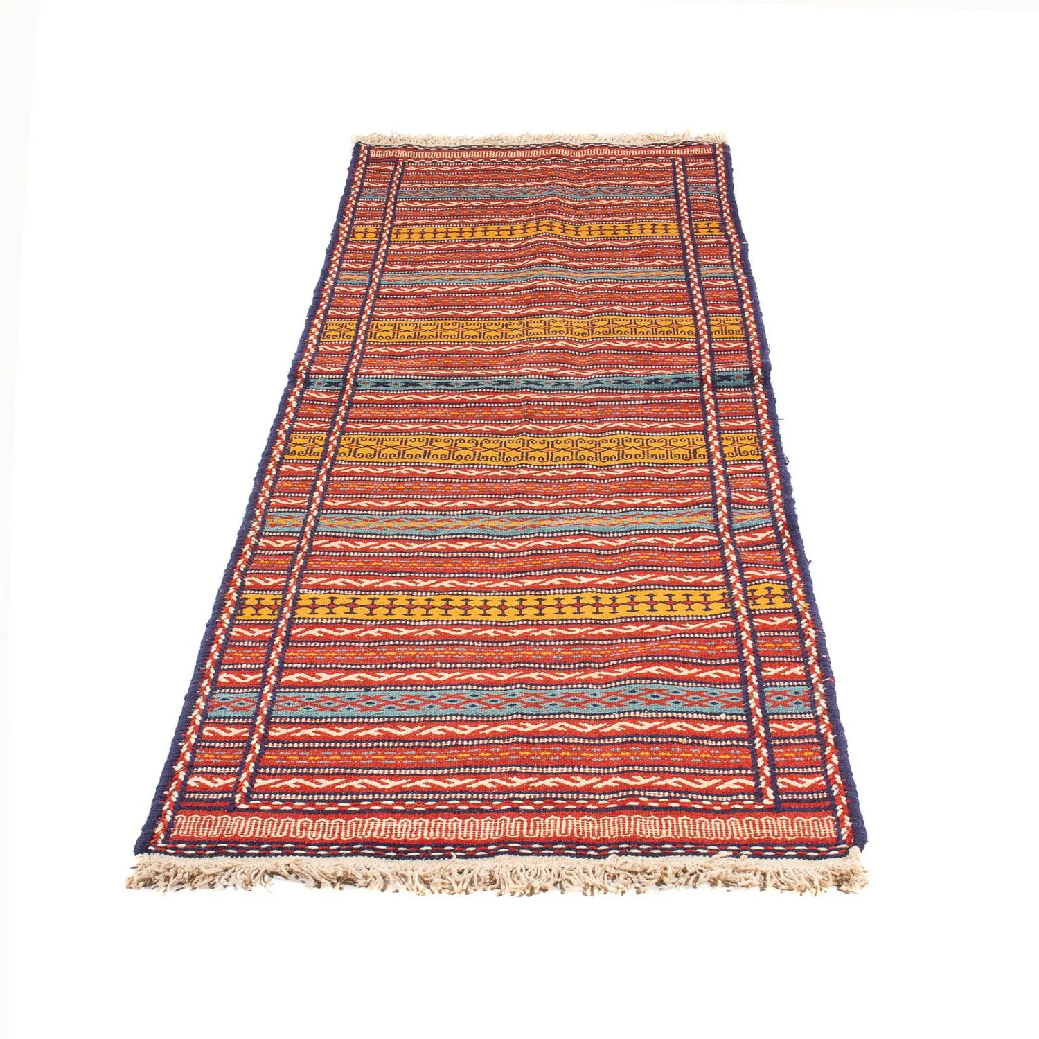 Kelim Senneh Teppich 200x70cm - Image 5
