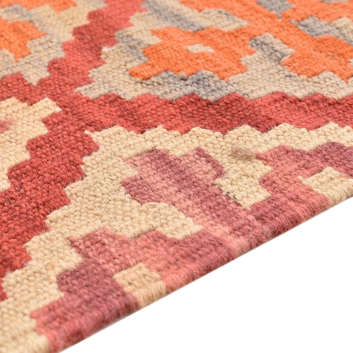 Kelim Fars Teppich 201x58cm - Image 8