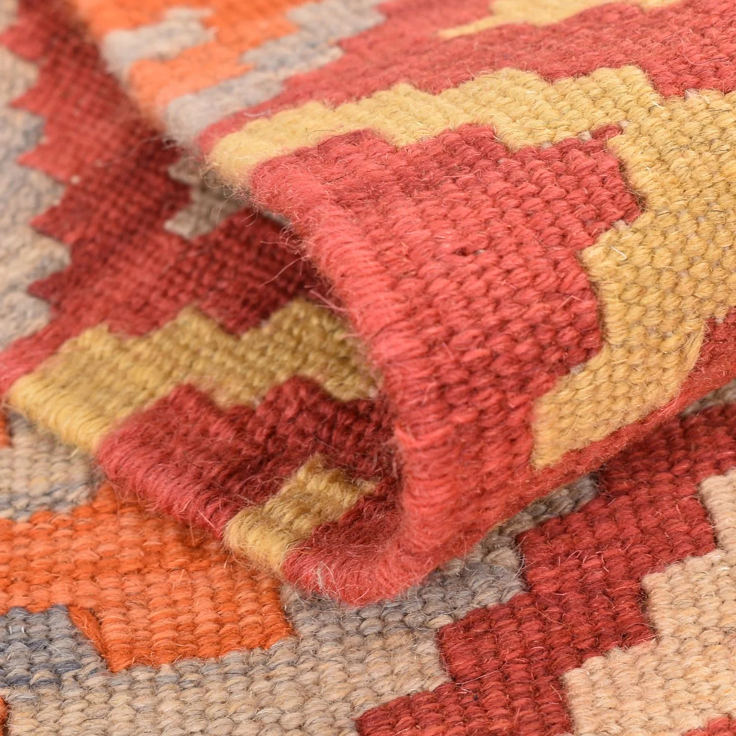 Kelim Fars Teppich 201x58cm - Image 9