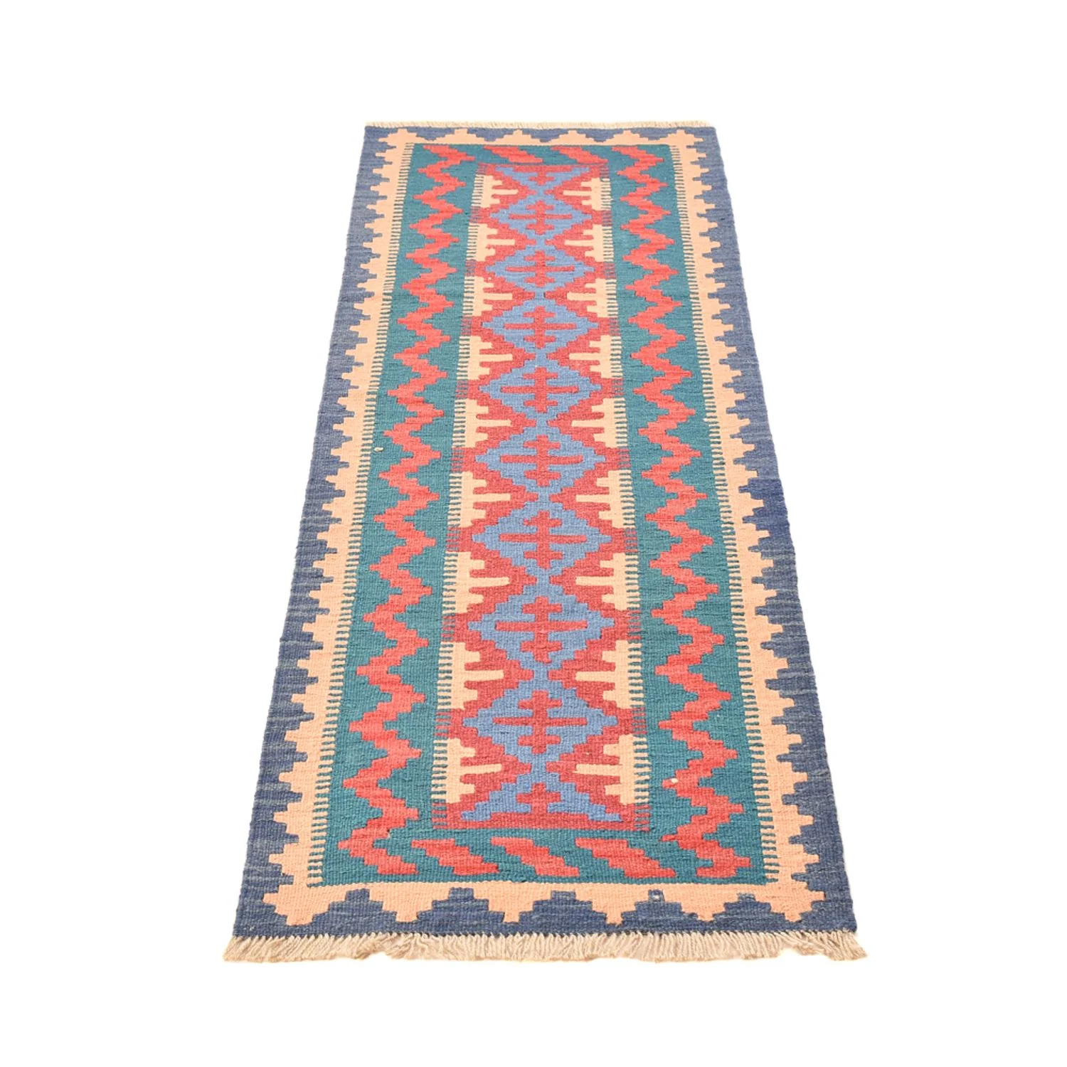 LĂ€ufer Kelim - Oriental - 210 x 62 cm - mehrfarbig - Image 5