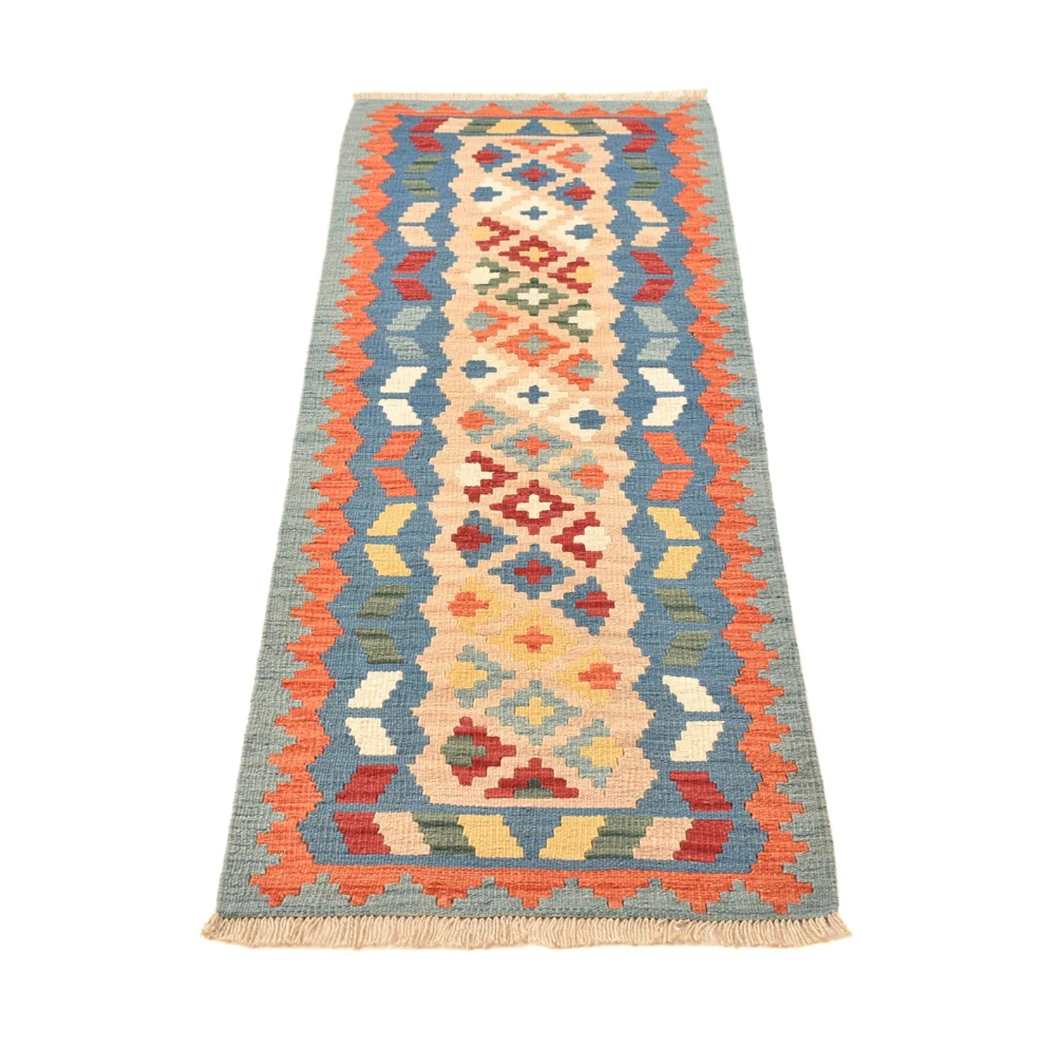 LĂ€ufer Kelim - Oriental - 210 x 67 cm - mehrfarbig - Image 5