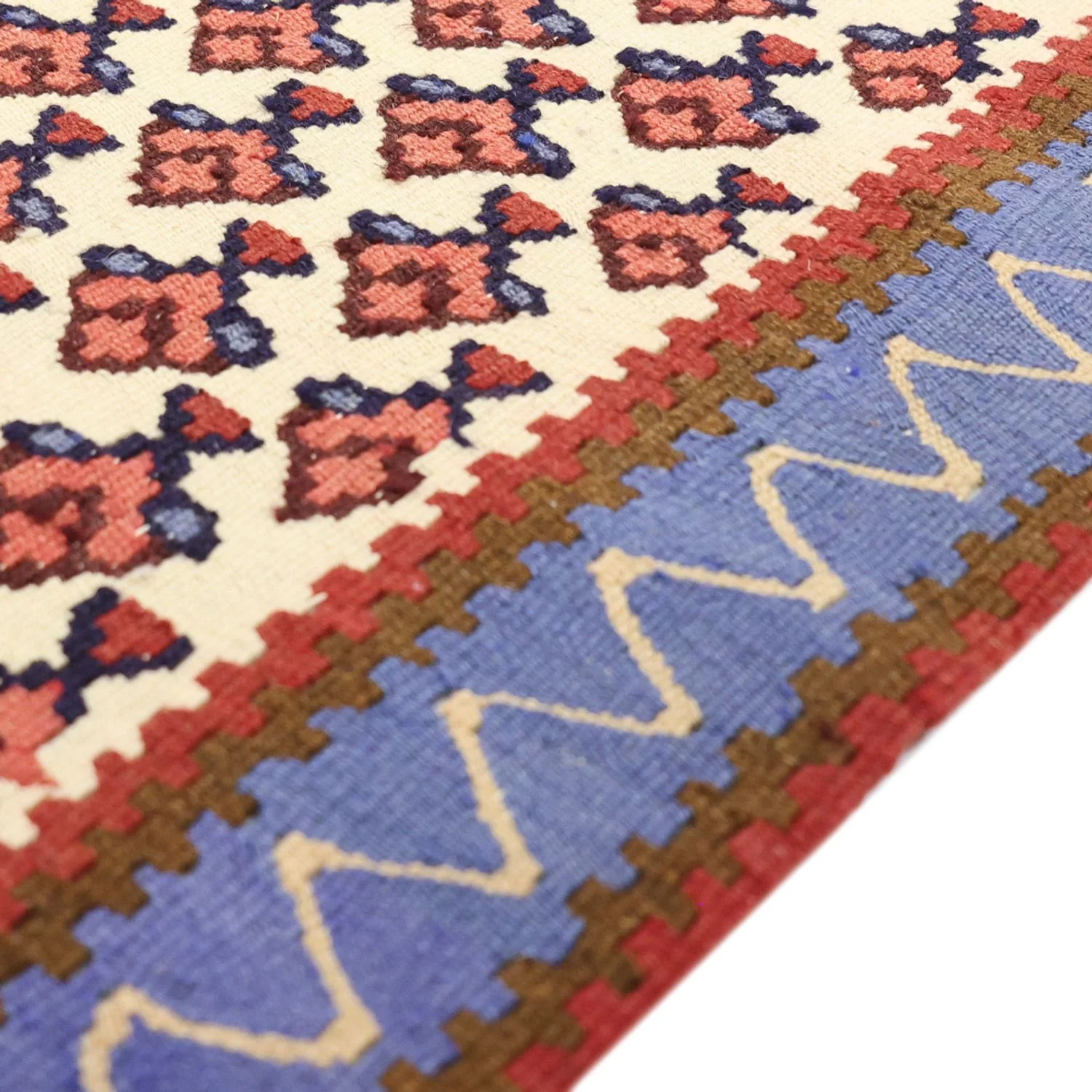 Kelim Fars Teppich 290x88cm - Image 3