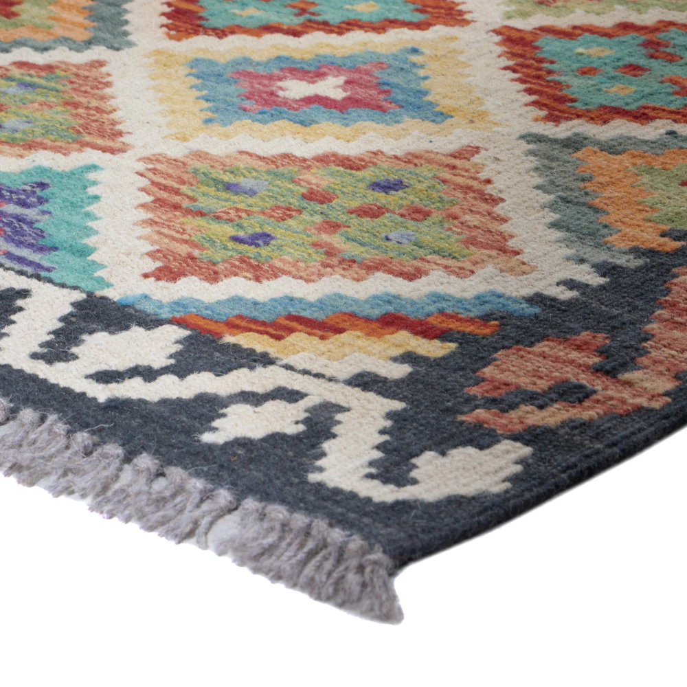 Kelim Maimene Teppich 200x61cm - Image 4