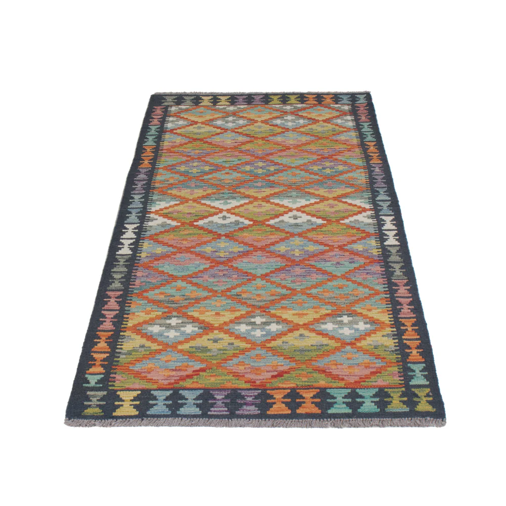 Kelim Maimene Teppich 204x80cm - Image 6