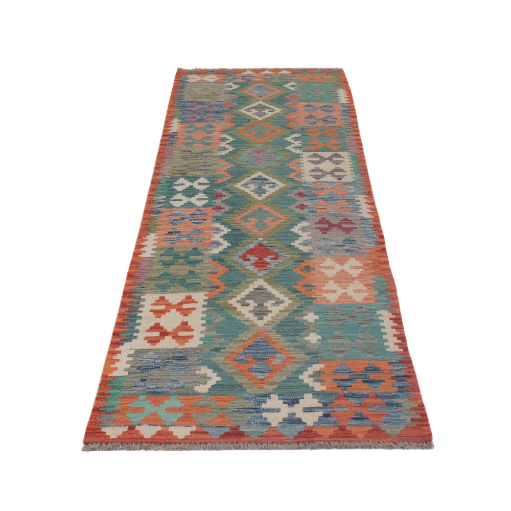 Kelim Maimene Teppich 296x83cm - Image 6