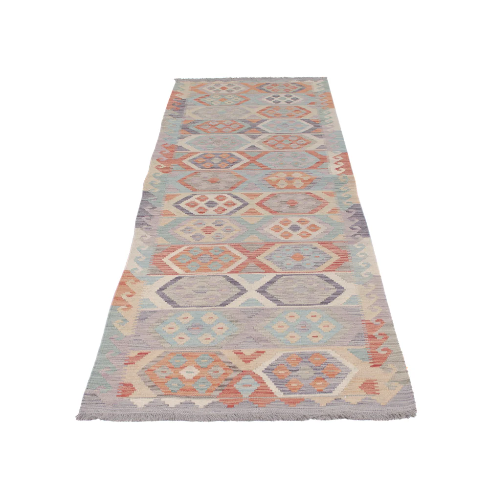 Kelim Maimene Teppich 302x79cm - Image 6