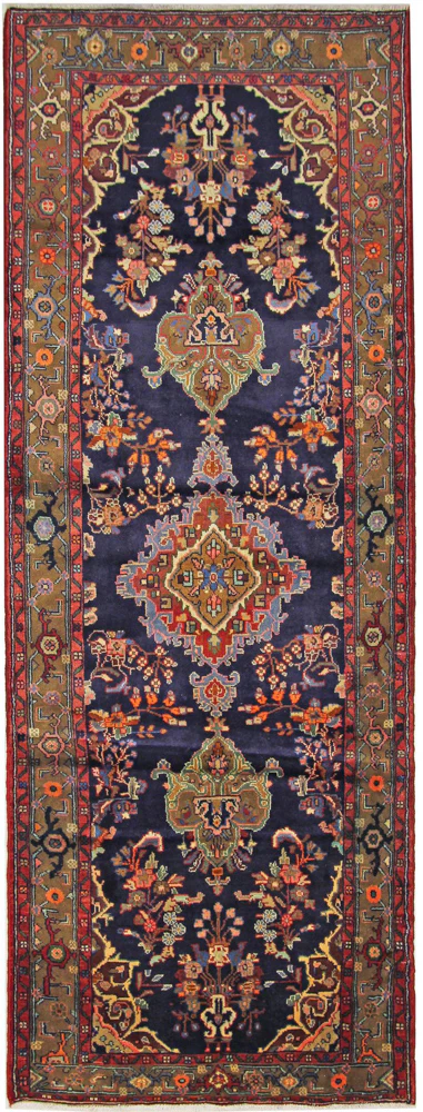 Läufer Perser - Classic - 324 x 122 cm - dunkelblau