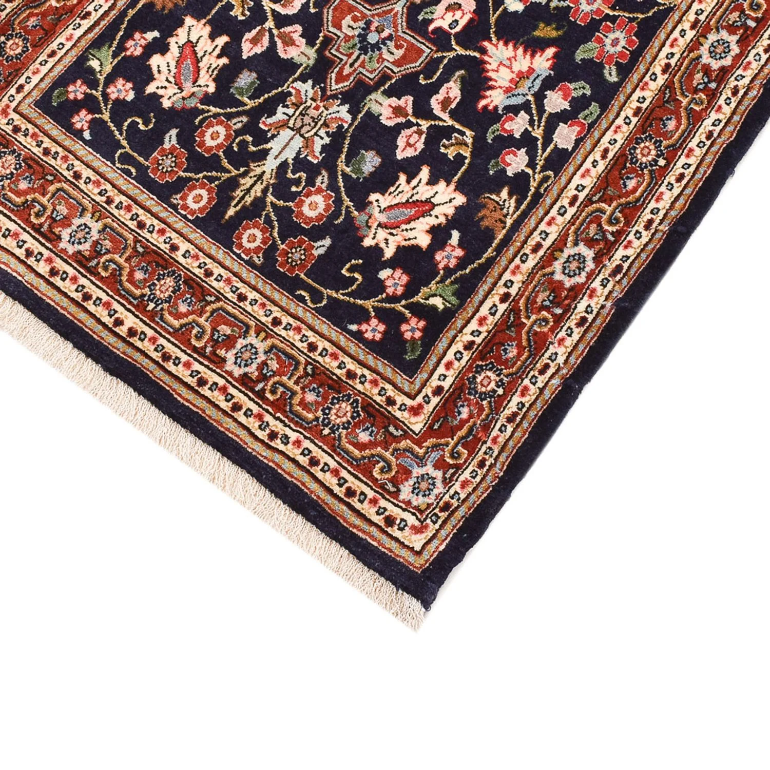 Läufer Perser - Ghom - Royal - 202 x 60 cm - dunkelblau - Image 2