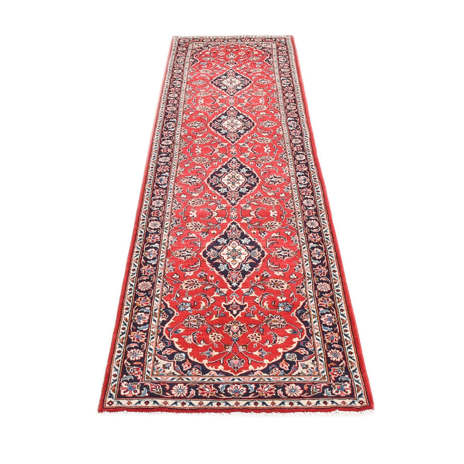 Läufer Perser - Keshan - 303 x 80 cm - rot - Image 5