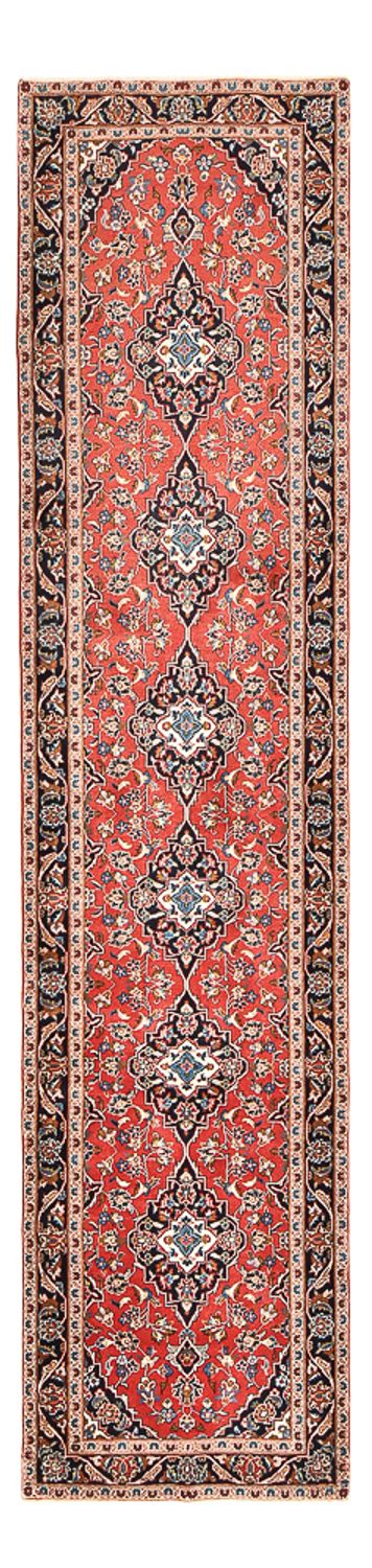 LĂ€ufer Perser - Keshan - 397 x 95 cm - hellrot