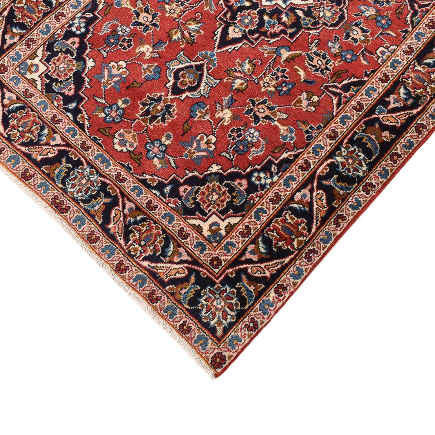 LĂ€ufer Perser - Keshan - 397 x 95 cm - hellrot - Image 2