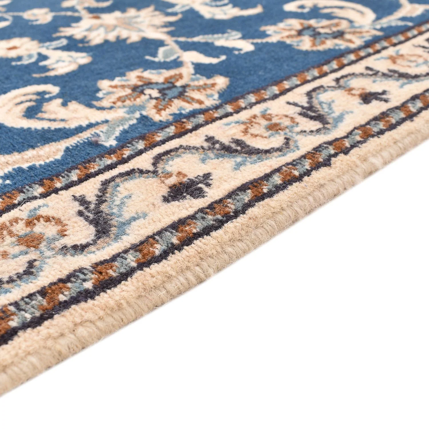 Läufer Perser - Nain - 209 x 78 cm - blau - Image 3