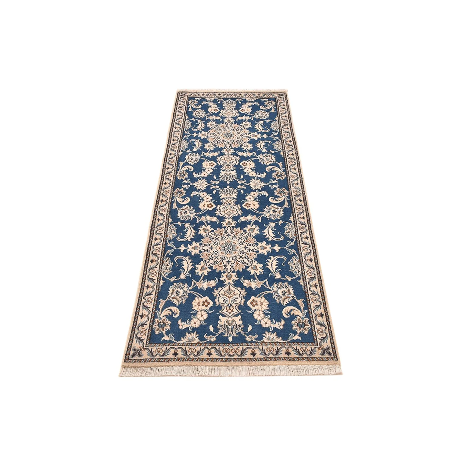 Läufer Perser - Nain - 209 x 78 cm - blau - Image 5