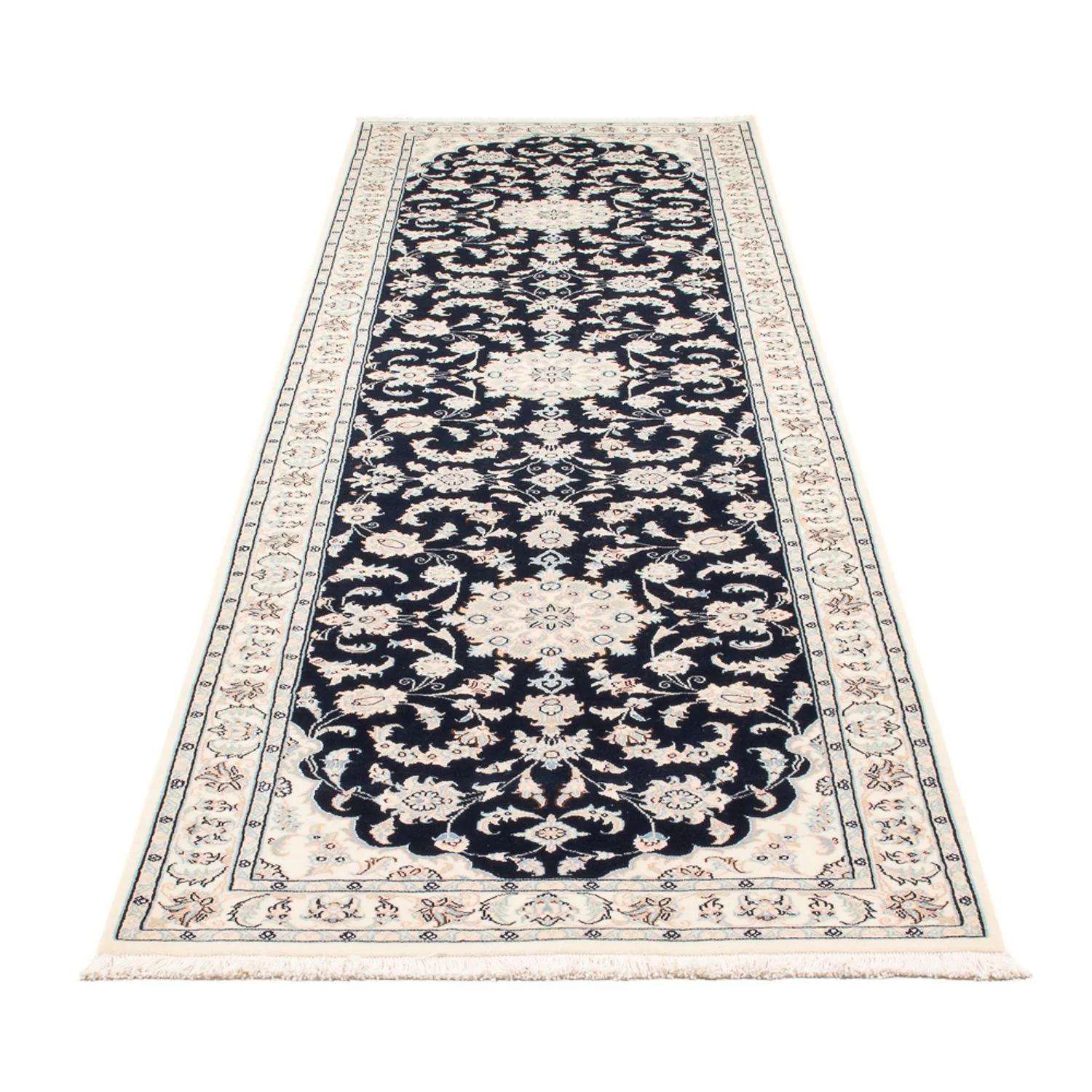 Läufer Perser - Nain - Premium - 302 x 80 cm - dunkelblau - Image 5