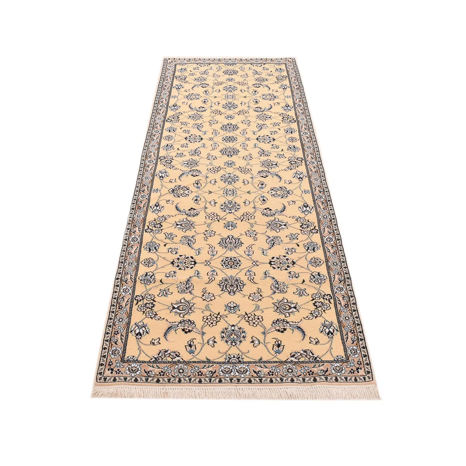 Läufer Perser - Nain - Royal - 269 x 88 cm - hellbeige - Image 5
