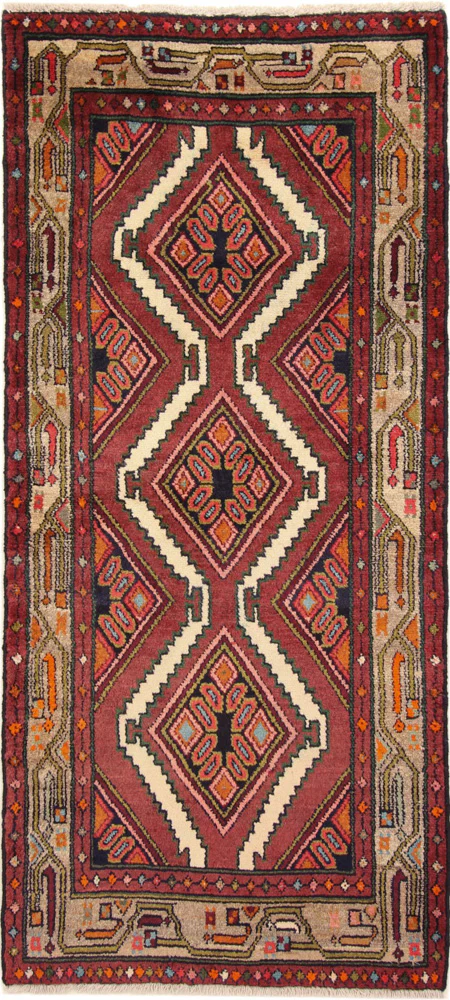 Läufer Perser - Nomadic - 185 x 80 cm - rost