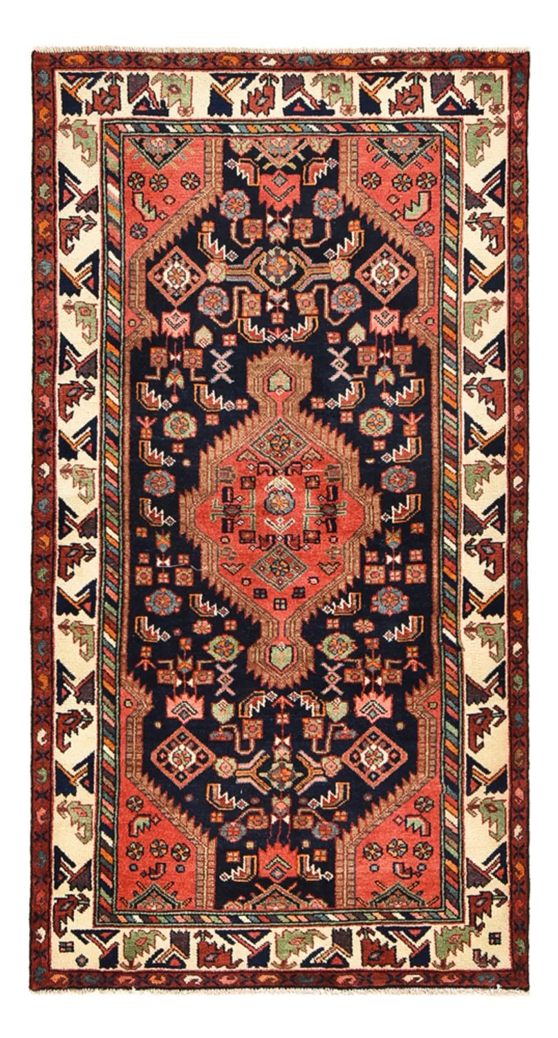 Läufer Perser - Nomadic - 192 x 105 cm - dunkelblau