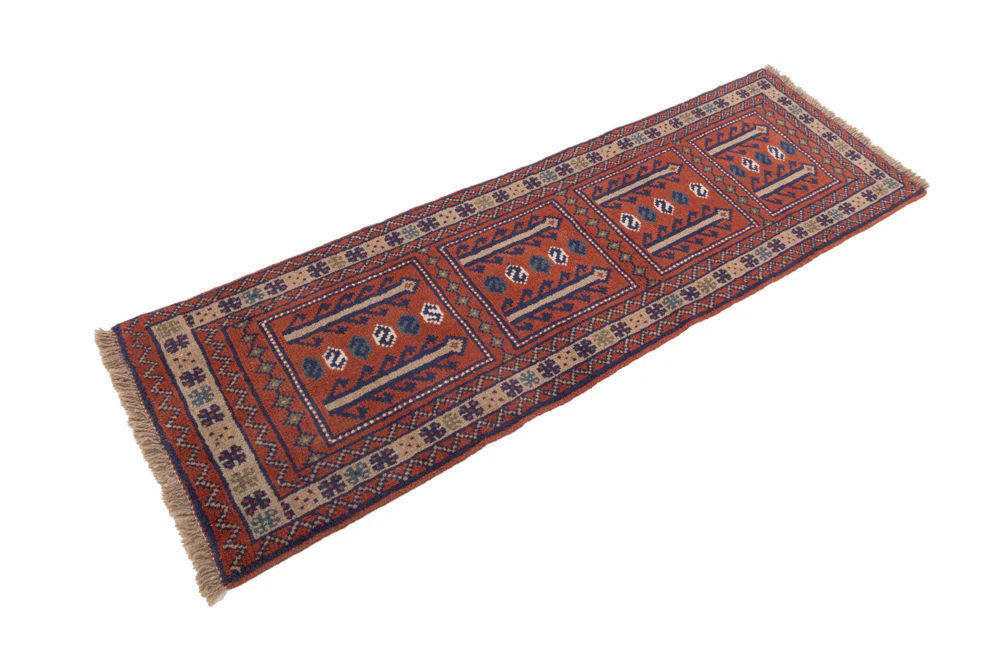 Läufer Perser - Nomadic - 195 x 60 cm - dunkelrot - Image 2
