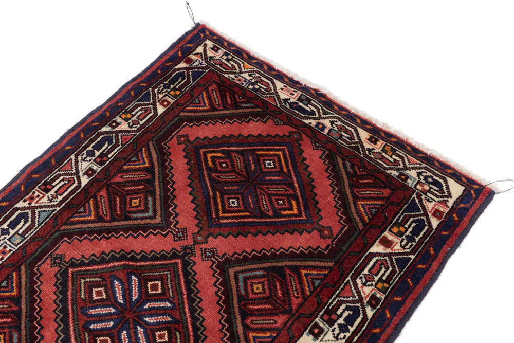 Läufer Perser - Nomadic - 210 x 90 cm - dunkelrot - Image 4