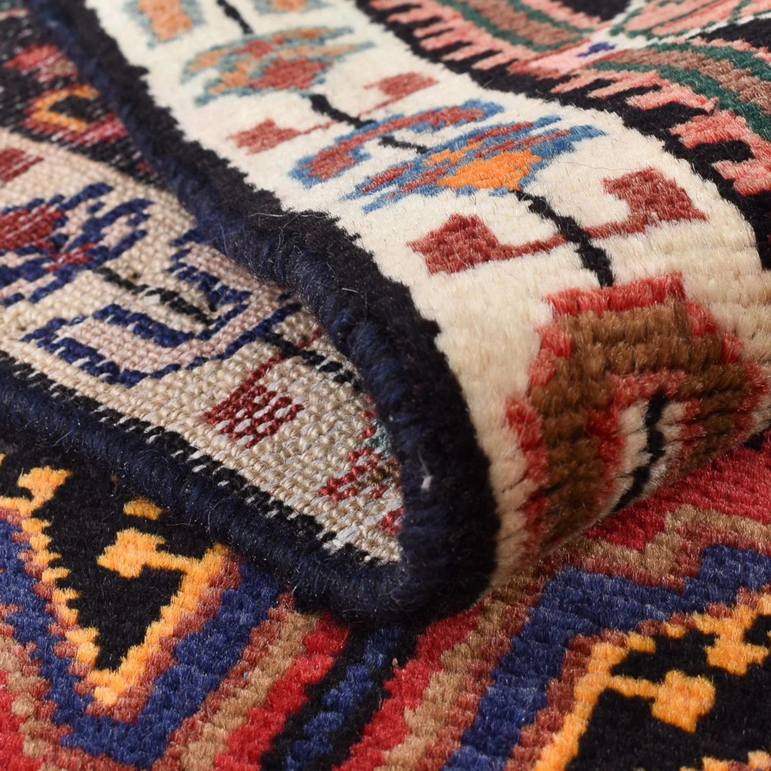Läufer Perser - Nomadic - 223 x 125 cm - mehrfarbig - Image 4