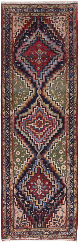 Läufer Perser - Nomadic - 250 x 82 cm - mehrfarbig
