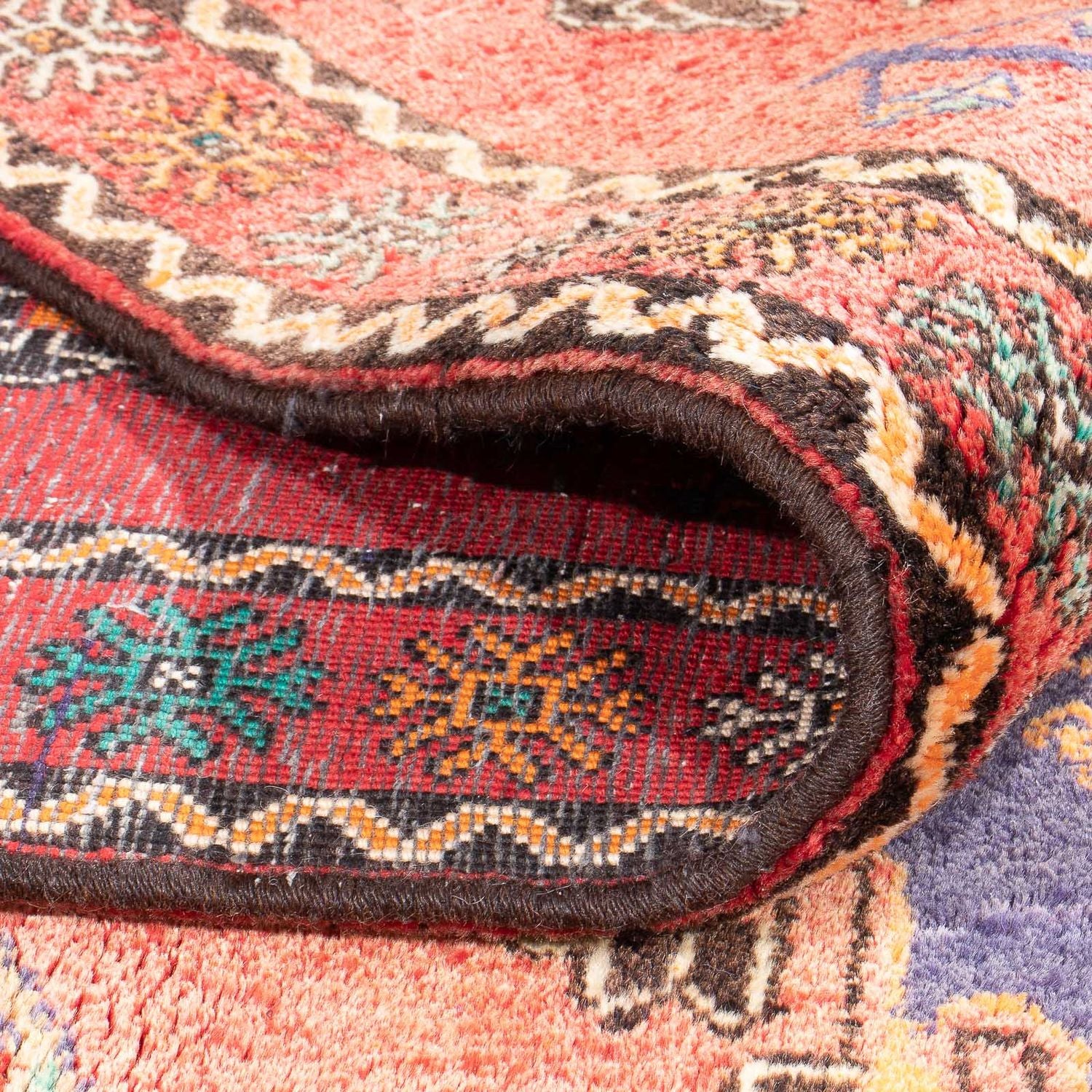 Läufer Perser - Nomadic - 258 x 125 cm - orange - Image 4