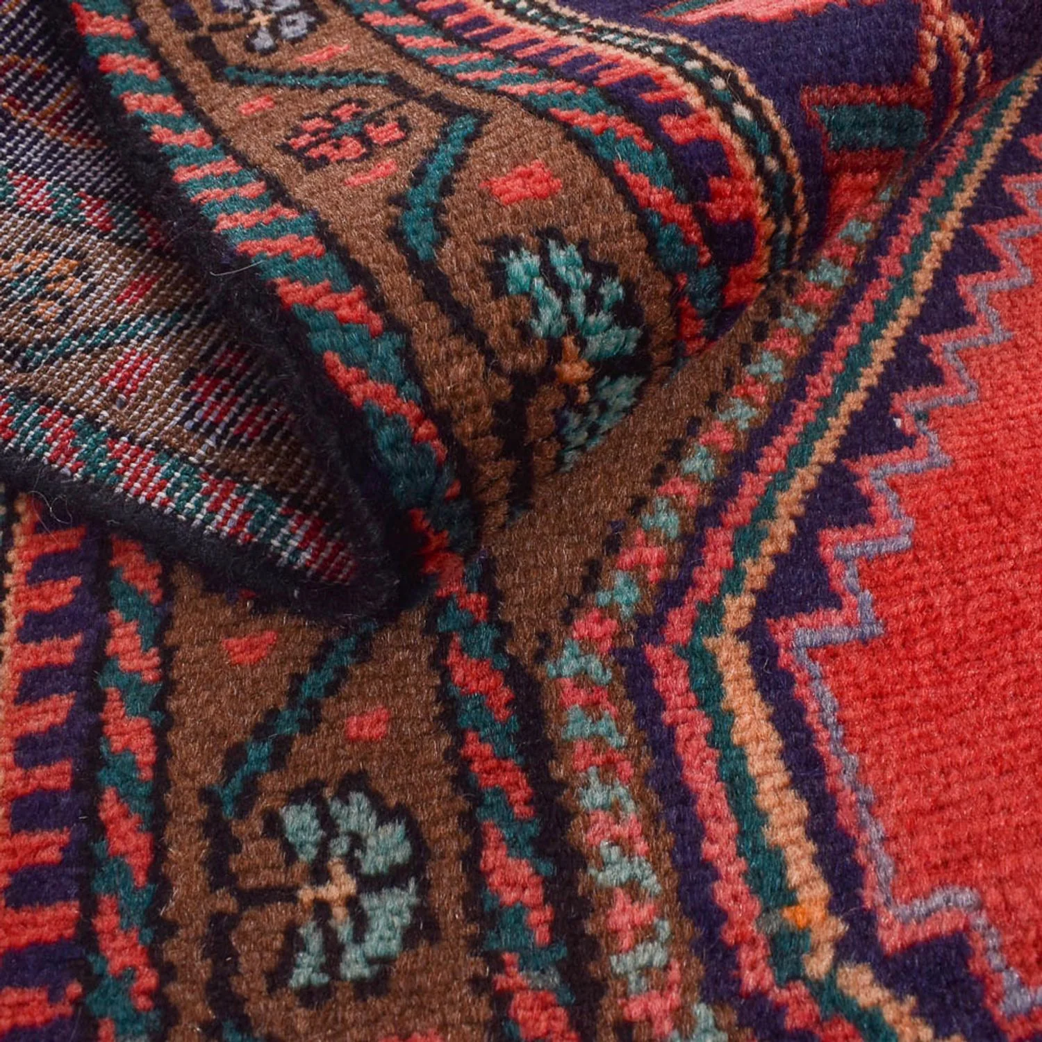 Läufer Perser - Nomadic - 280 x 147 cm - rot - Image 4