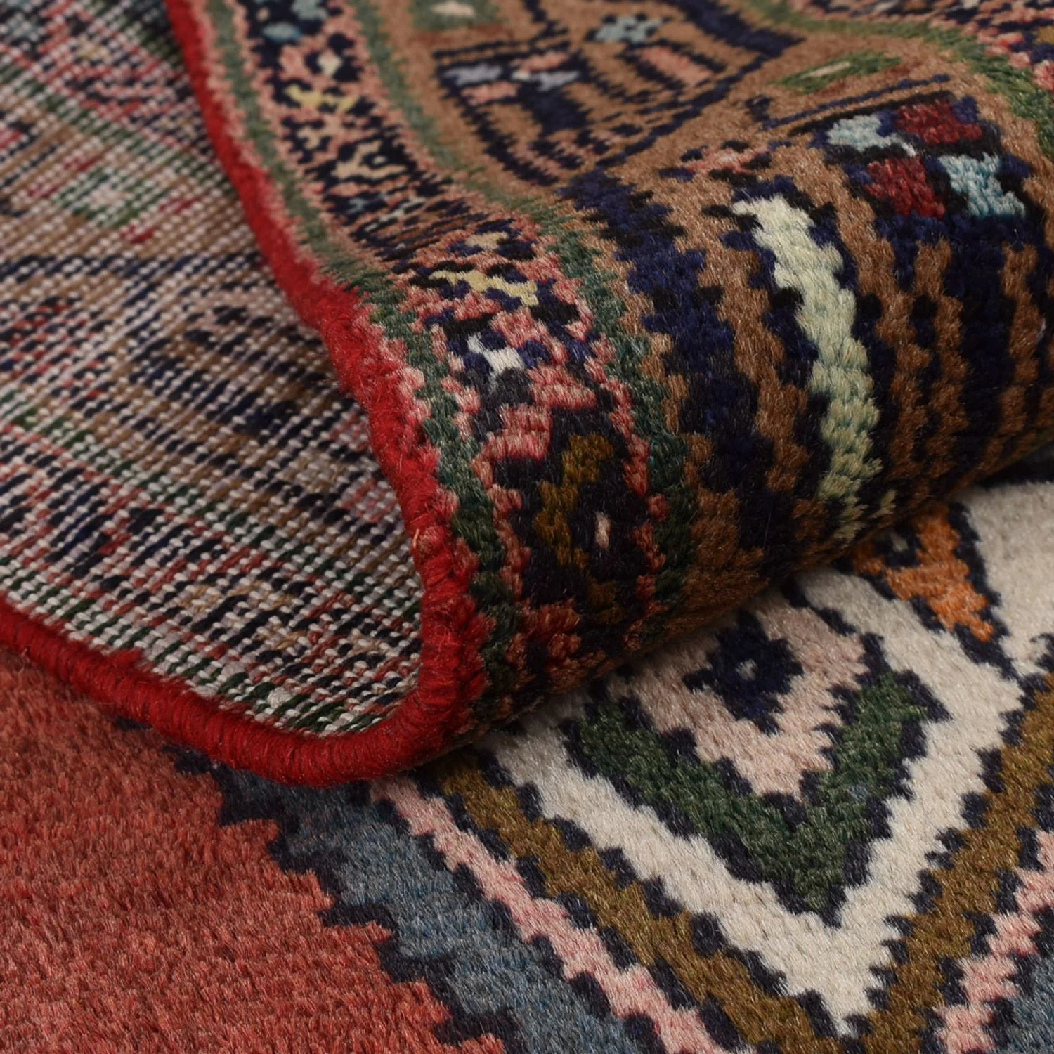 Läufer Perser - Nomadic - 281 x 75 cm - rot - Image 4